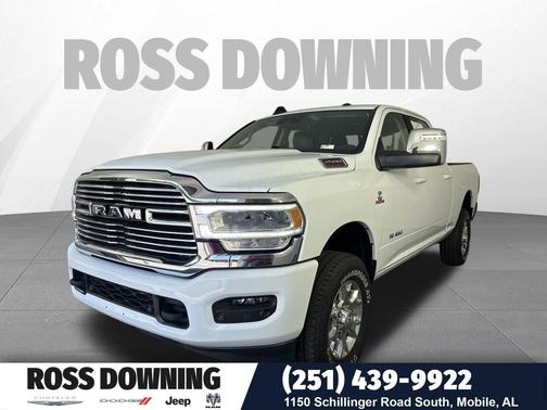 Bright White Clearcoat 2024 RAM 2500 Laramie Crew Cab 4x4 6'4' Box