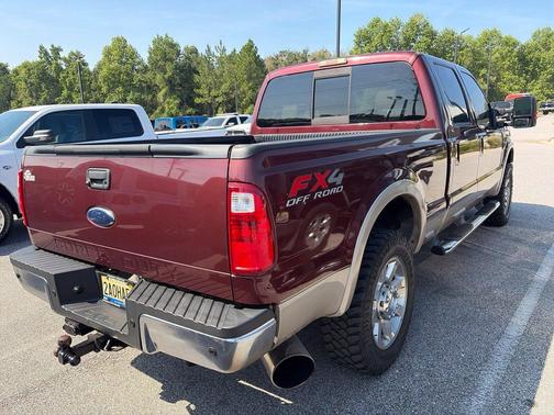 Red 2010 Ford F-250