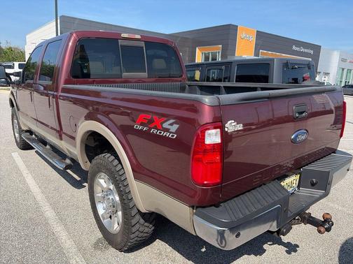 Red 2010 Ford F-250