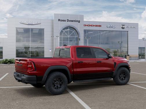 Molten Red Pearlcoat 2026 RAM 1500 RHO Crew Cab 4x4 5'7' Box