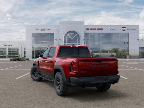 Molten Red Pearlcoat 2026 RAM 1500 RHO Crew Cab 4x4 5'7' Box