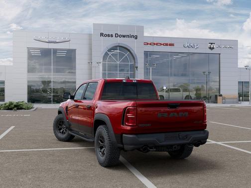 Molten Red Pearlcoat 2026 RAM 1500 RHO Crew Cab 4x4 5'7' Box