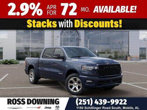 Forged Blue Metallic 2026 RAM 1500 Big Horn/Lone Star