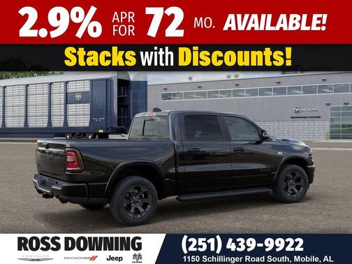 Diamond Black Crystal Pearlcoat 2026 RAM 1500 Big Horn/Lone Star