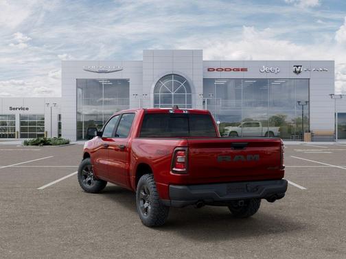 Molten Red Pearlcoat 2026 RAM 1500 Warlock Crew Cab 4x4 5'7' Box