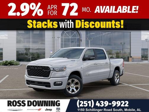 Bright White Clearcoat 2026 RAM 1500 Big Horn/Lone Star