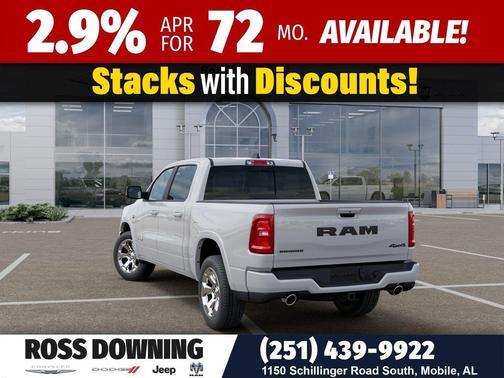 Bright White Clearcoat 2026 RAM 1500 Big Horn/Lone Star