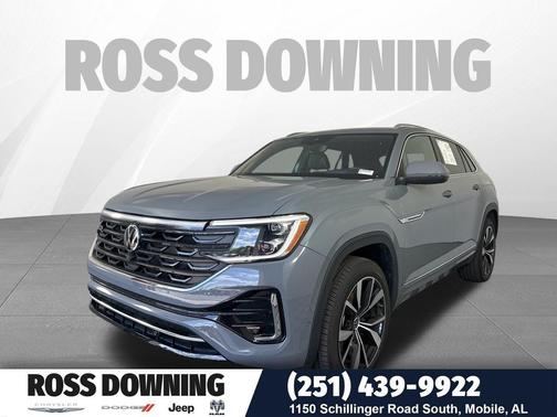 Gray 2025 Volkswagen Atlas Cross Sport 2.0T SEL Premium