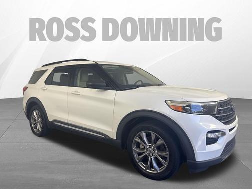 Star White Metallic Tri-Coat 2020 Ford Explorer XLT