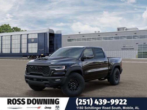 Diamond Black Crystal Pearlcoat 2026 RAM 1500 RHO Crew Cab 4x4 5'7' Box