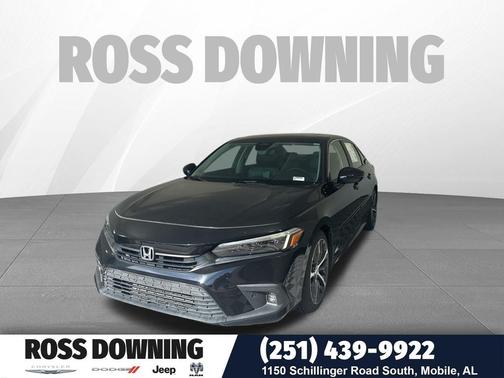 Crystal Black Pearl 2022 Honda Civic Touring
