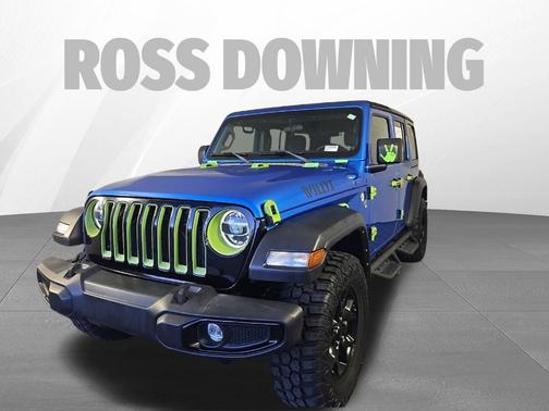 Hydro Blue Pearl Coat 2021 Jeep Wrangler Willys