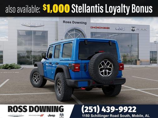 Hydro Blue Pearlcoat 2026 Jeep Wrangler Rubicon