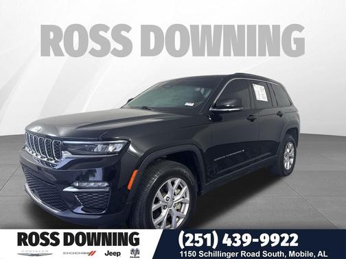 Diamond Black Crystal Pearlcoat 2022 Jeep Grand Cherokee Limited