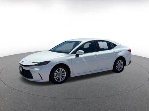 White 2025 Toyota Camry LE