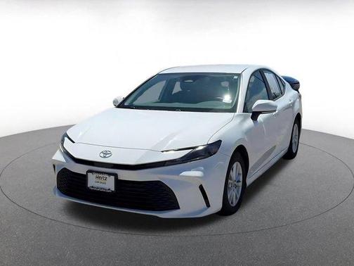 White 2025 Toyota Camry LE