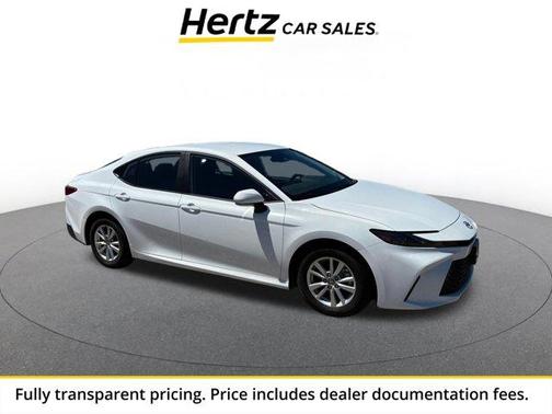 White 2025 Toyota Camry LE