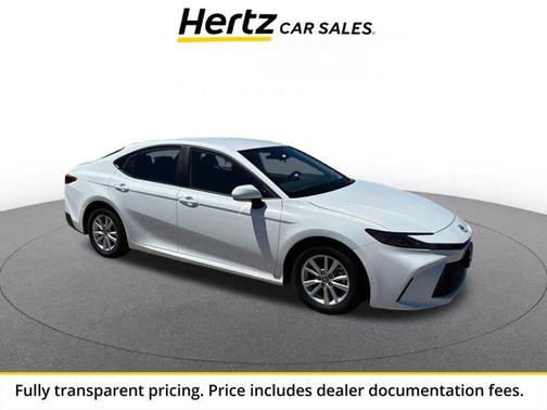 White 2025 Toyota Camry LE