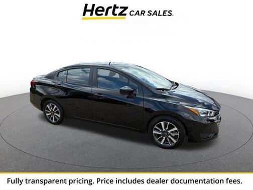Black 2025 Nissan Versa 1.6 SV
