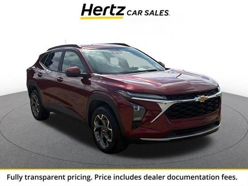 Crimson Metallic 2025 Chevrolet Trax LT