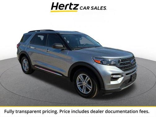 Silver 2024 Ford Explorer XLT