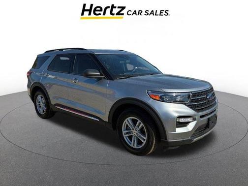 Silver 2024 Ford Explorer XLT