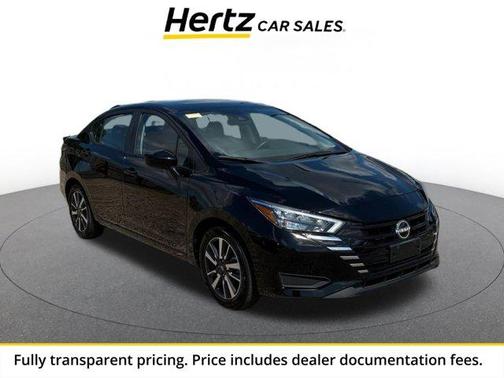 Black 2025 Nissan Versa 1.6 SV