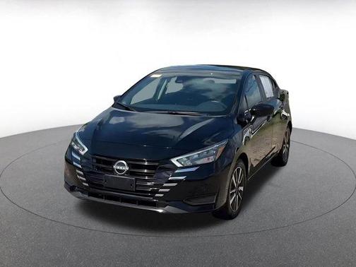 Black 2025 Nissan Versa 1.6 SV