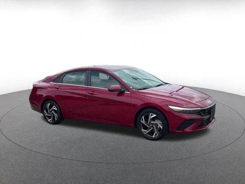Red 2025 Hyundai ELANTRA HEV Limited