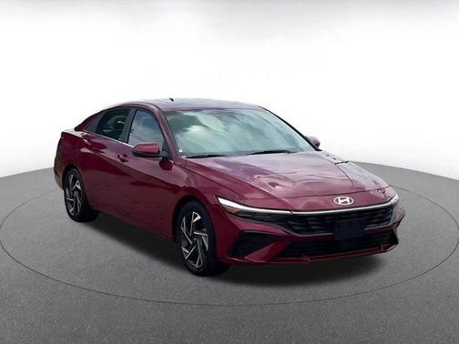 Red 2025 Hyundai ELANTRA HEV Limited