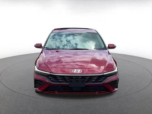 Red 2025 Hyundai ELANTRA HEV Limited