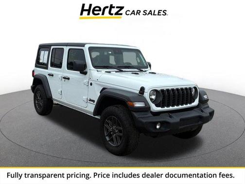 Bright White Clearcoat 2025 Jeep Wrangler Sport