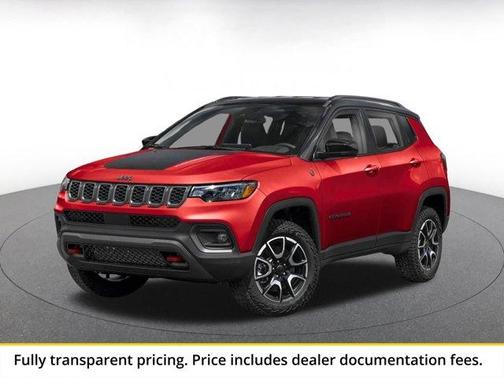 Red 2025 Jeep Compass Trailhawk