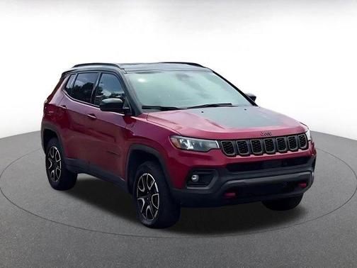 Red 2025 Jeep Compass Trailhawk