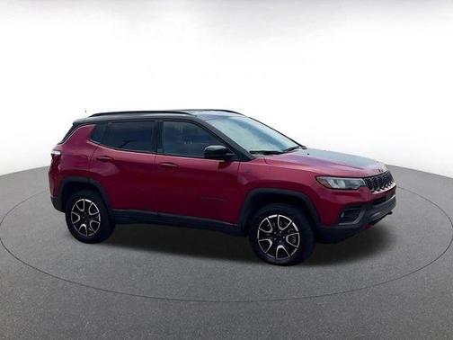 Red 2025 Jeep Compass Trailhawk