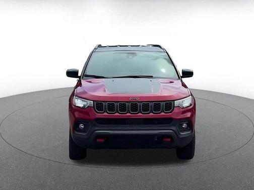 Red 2025 Jeep Compass Trailhawk