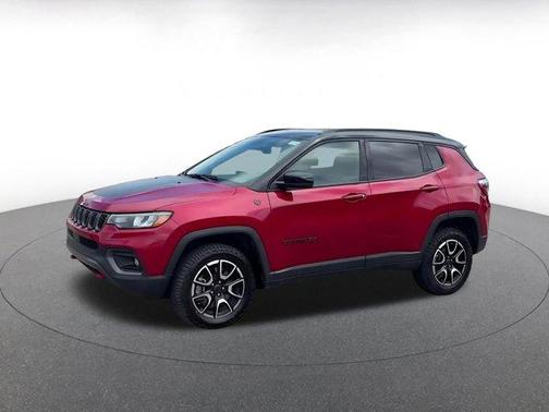 Red 2025 Jeep Compass Trailhawk