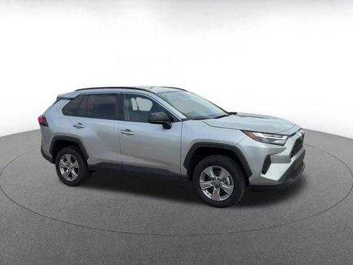 Silver 2025 Toyota RAV4 Hybrid LE