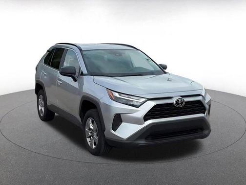Silver 2025 Toyota RAV4 Hybrid LE