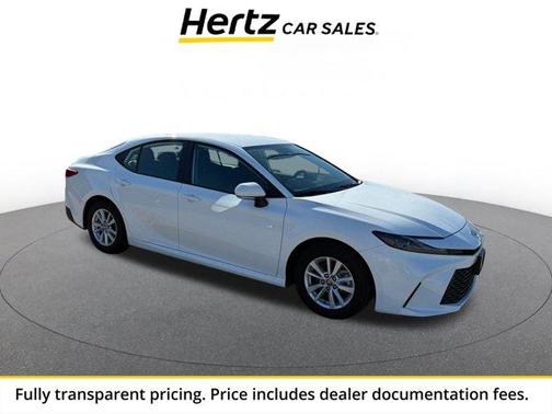White 2025 Toyota Camry LE
