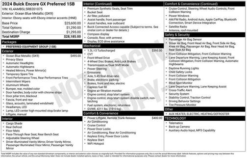 2024 Buick Encore GX Preferred