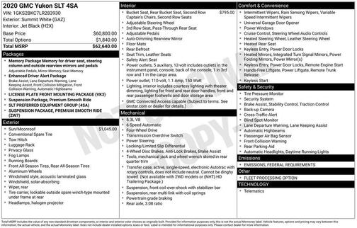 2020 GMC Yukon SLT