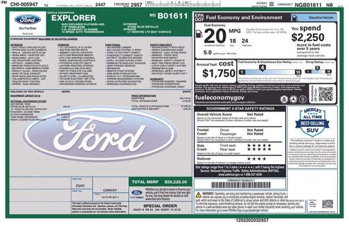 2022 Ford Explorer Platinum