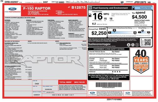 2018 Ford F-150 Raptor