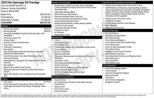 2023 Kia Sportage SX-Prestige
