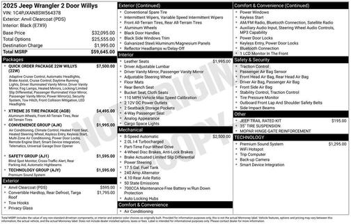 2025 Jeep Wrangler Sport