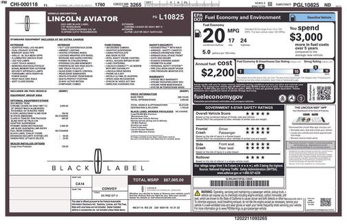 2023 Lincoln Aviator Black Label AWD