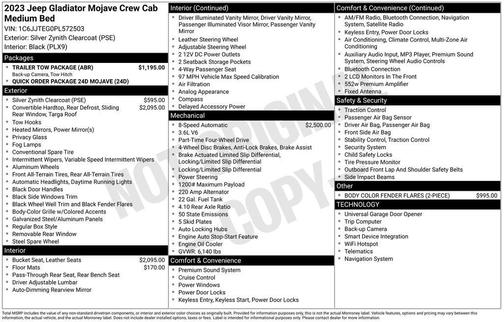 2023 Jeep Gladiator Mojave