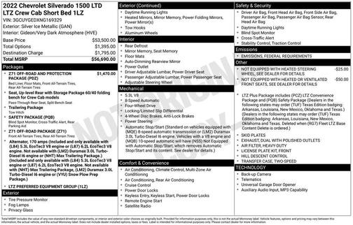 2022 Chevrolet Silverado 1500 Limited LTZ