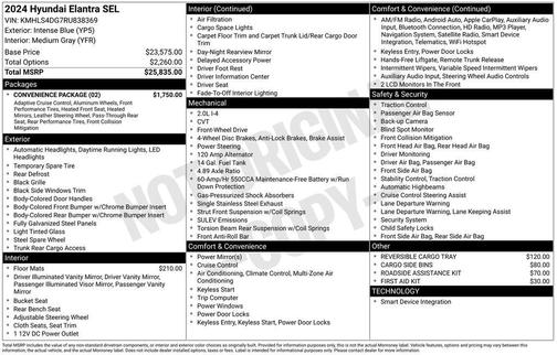 2024 Hyundai ELANTRA SEL